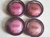 Incolor Glimmer Blusher Review Swatches
