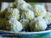 Ondeh (Glutinous Rice Balls with Palm Sugar) 红薯耶丝糥米球