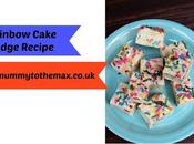 Rainbow Cake Fudge Recipe