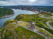 Aerial View Signal Hill, Newfoundland