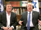 President Rivlin Yehoram Gaon Sing Shalom Lach Eretz Nehederet (video)
