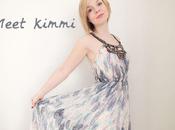 YOUR Republic: Kimmi Wears Feather Print Maxi