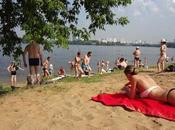 Moscow Created Safe Beach Areas Children Adults Swim