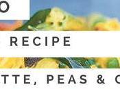 Paleo Indian Vegetarian Recipe Courgette, Peas Coriander