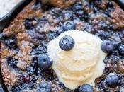 Blueberry Skillet Cookie (Gluten Free Paleo)