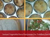 Instant Vegetable Rava Paniyaram Recipe Toddlers Kids