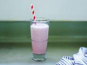 Strawberry Banana Licuado/Healthier Flavored Milk (Vegan) (Gluten-Free) (Refined Sugar-Free)