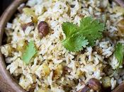 Potato Rice Lunch (Aloo Bhath)