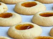 Almond Apricot Thumb Cookies