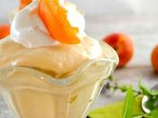Slender Dessert with Summer Apricots, Cream Cheese Whipped