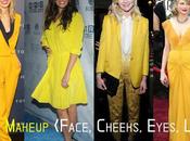 Best Makeup (Face, Cheeks, Eyes, Lips) Tips Ideas Yellow Dress