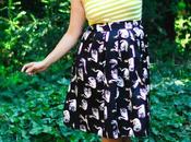 Lace-Up Flats, Swan Print Skirt, Polka Dots