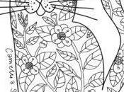 Cat: Free Colouring Page