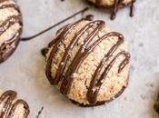 Chocolate-Dipped Vanilla Bean Macaroons (Gluten Free, Paleo Vegan)