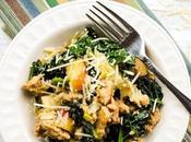 Italian Chicken Meal with Leeks, Apples, Kale, Parmesan Cheese