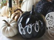 Black Halloween Details Place Setting Casual Table