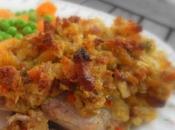 Baked Chops with Bread Dressing