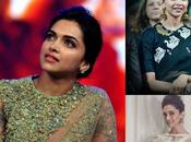 Deepika's High Neck Saree Blouse Designs