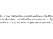 Creationist Seeking Fraud Human Evolution Exposes Rigour