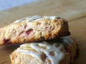 Strawberry Eggnog Scones