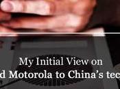 Initial Impression Google Sold Motorola China's Lenovo
