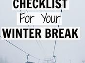 Packing Checklist Your Winter Break