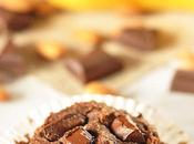 Chocolate Banana Flax Almond Meal Muffins #BreadBakers