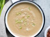 Cauliflower Leek Soup (Paleo Whole30 with Vegan Option)