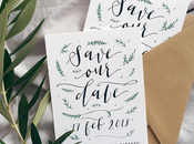 Save Date Cards with Paper Rose Stationery