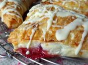 Glazed Cherry Danish Turnovers