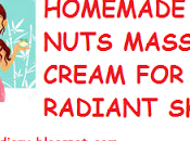 Homemade Nuts Massage Cream Radiant Glowing Skin