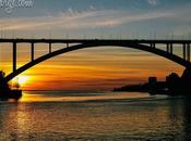 Sunset Behind Arrábida Bridge, Porto