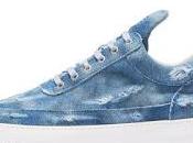Denim's Dawn: Filling Pieces Low-Top Denim Blue Sneaker