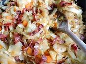 Fried Cabbage with Bacon Onions