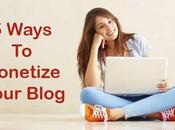 Ways Monetize Your Blog