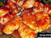 Chicken Drummettes with Gooey Apricot Glaze