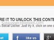 Share Unlock Social Content Locker Blogger