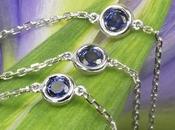 Smith1940's Whiteflash Sapphires Yard Custom Necklace