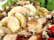 Barbecue Chicken Cobb Salad with Chipotle Buttermilk Dressing