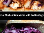 Barbecue Chicken Sandwich with Cabbage Slaw