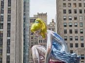 Seated Ballerina Jeff Koons View June 2017 Rockefeller Center