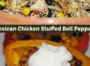 Super Healthy Mexican Stuffed Peppers with Chicken Rice