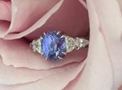 Violet Color Shifting Sapphire Ring