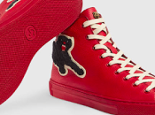 Leaps Bounds: Gucci Leather High-Top With Panther