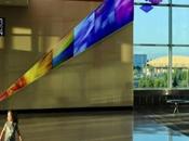 Artist, Philip Noyed Welcomes Travelers Minneapolis-St Paul Airport