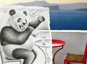 Panda Waiting Friend. Pencil Camera Book: http://ift.tt/2kJt8PB #PencilVsCamera #benheineart #drawing #photography #dessin #photographie #art #creative #book #music #panda #seaside #love #friend #friendship #pencilvscamerabook #omakeb...