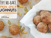 Healthy, No-Bake Pumpkin Spice Doughnuts (gluten Free, Vegan)