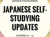 Japanese Self-Studying Updates (Lessons 21-23)