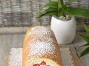 Strawberry Chiffon Swiss Roll Asian Style. Sweet. Light Cottony Soft!