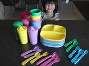 Kids Tableware Review: LOVE Little Earth Nest’s Replay Recycled Dining Sets